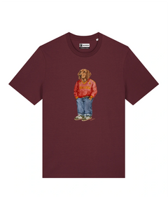 IL SEGUGIO CALCIATORE T-shirt - Borgogna - Giallorosso