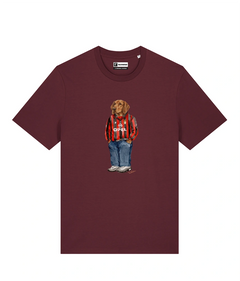 IL SEGUGIO CALCIATORE T-shirt - Borgogna - Rossonero