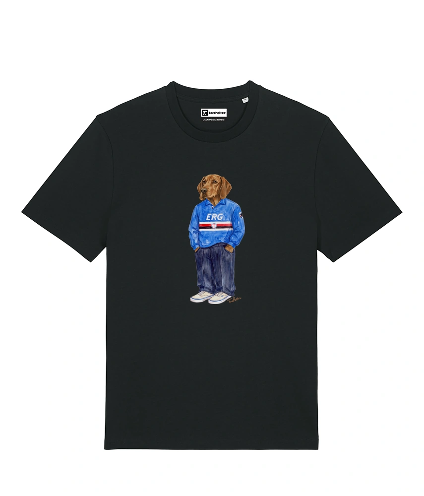 IL SEGUGIO CALCIATORE T-shirt - Nero - Doriano