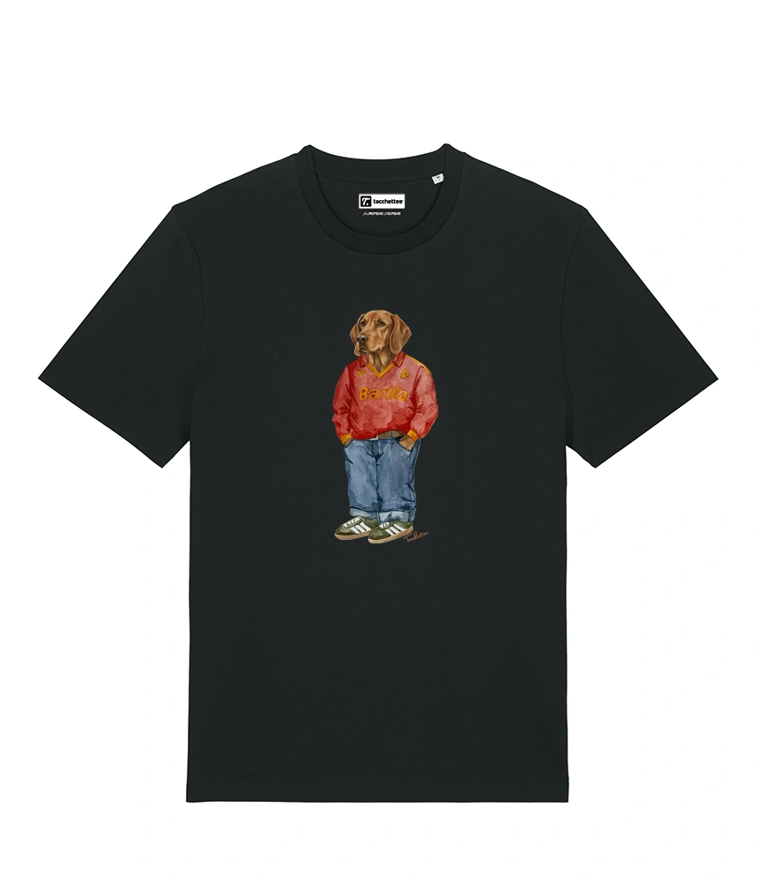 IL SEGUGIO CALCIATORE T-shirt - Nero - Giallorosso