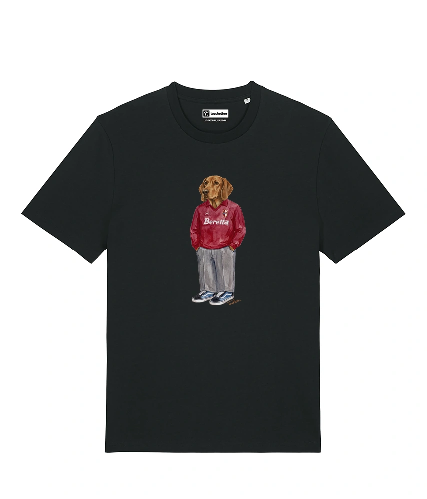 IL SEGUGIO CALCIATORE T-shirt - Nero - Granata
