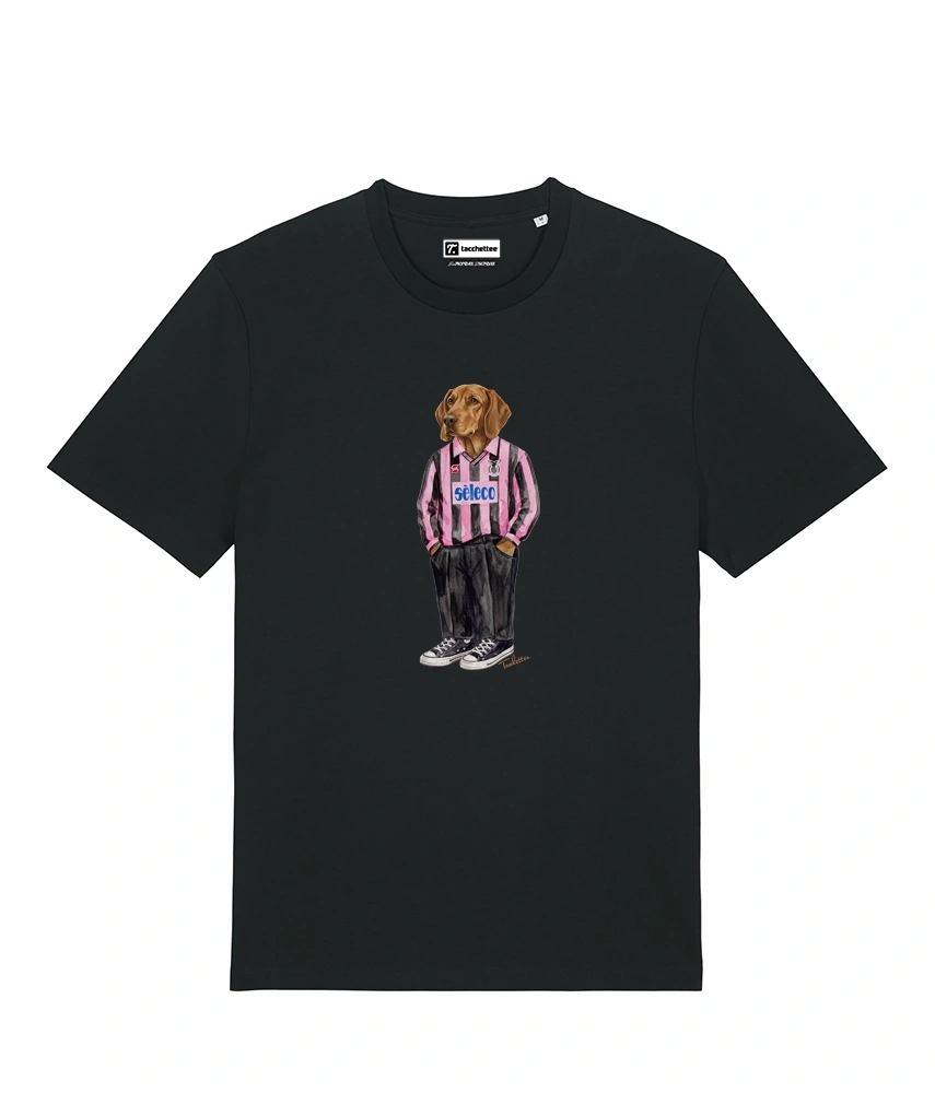 IL SEGUGIO CALCIATORE T-shirt - Nero - Rosanero