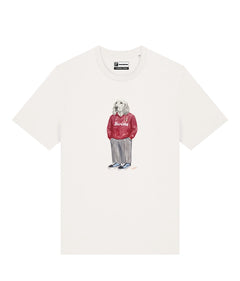 IL SETTER CALCIATORE T-shirt - Off White - Granata