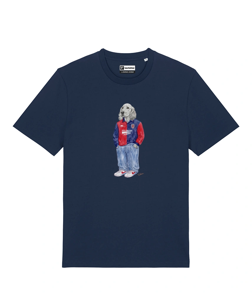 IL SETTER CALCIATORE T-shirt - Blu Navy - Casteddu