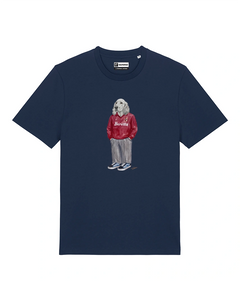 IL SETTER CALCIATORE T-shirt - Blu Navy - Granata