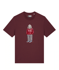 IL SETTER CALCIATORE T-shirt - Borgogna - Granata
