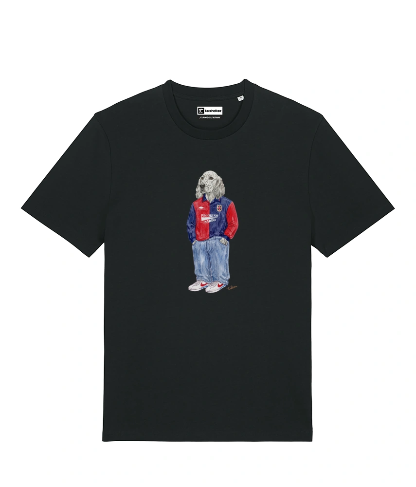 IL SETTER CALCIATORE T-shirt - Nero - Casteddu