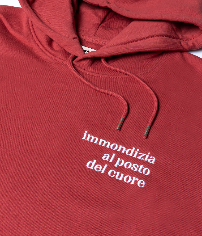 IMMONDIZIA Felpa cappuccio - Tacchettee