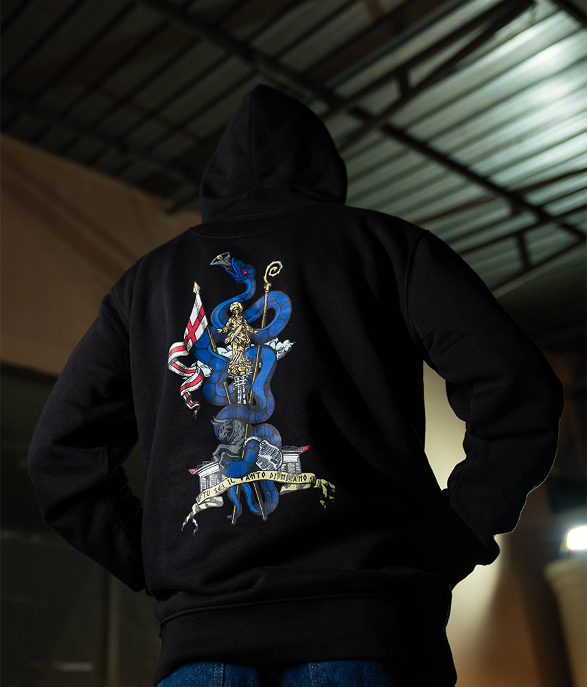 Felpa Inter Felpe Con Stelle INTER FELPA CON CAPPUCCIO EVERYDAY