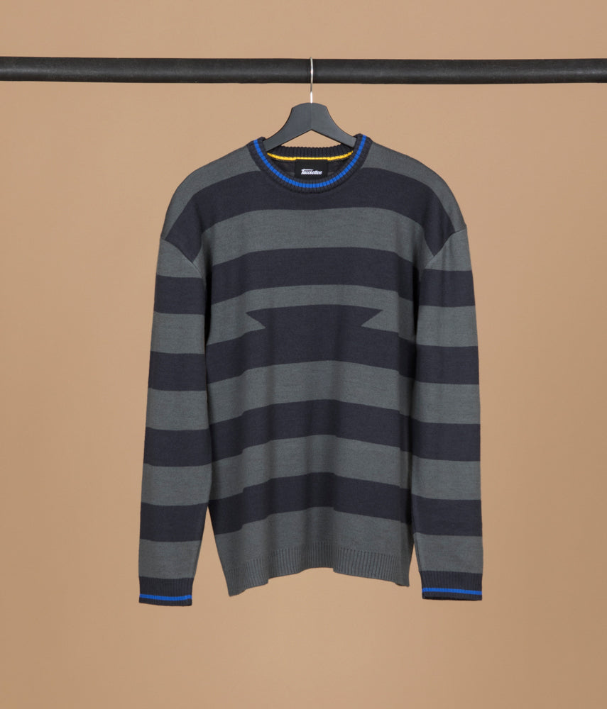 BLACK AND BLUE Seven Sisters Jacquard knitwear