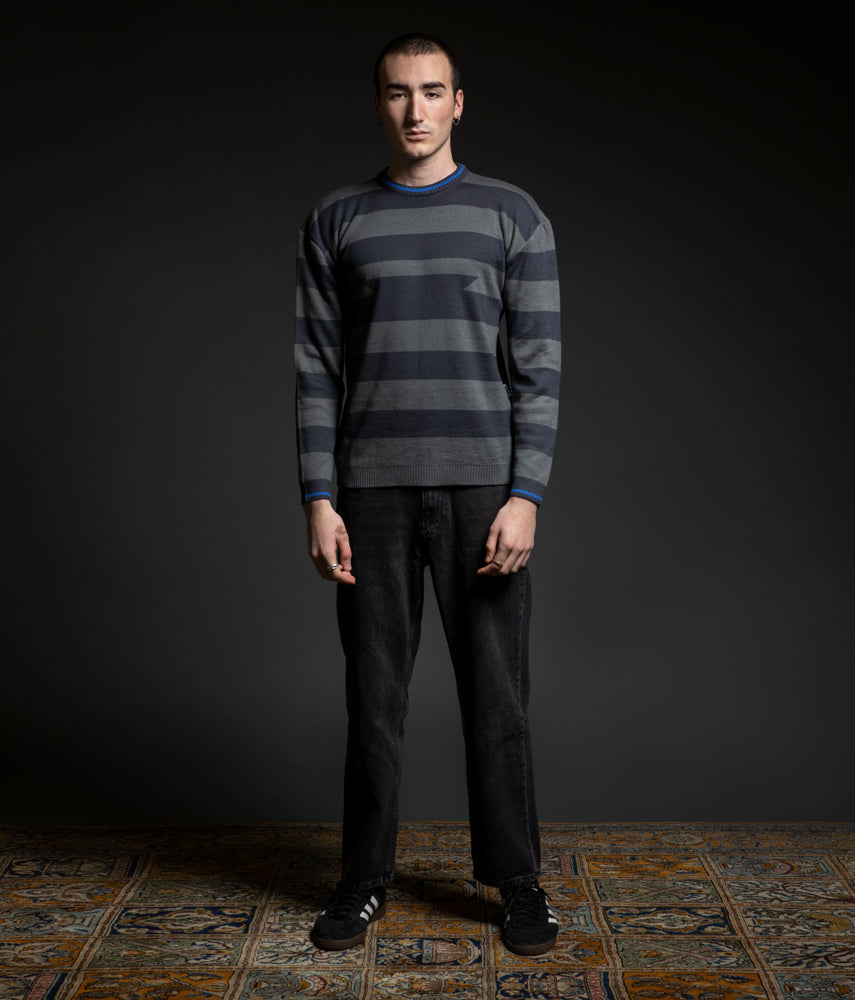 BLACK AND BLUE Seven Sisters Jacquard knitwear