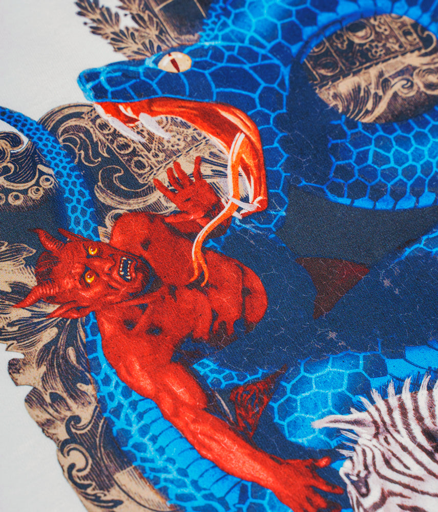 NELLA BOLGIA NERAZZURRA Felpa cappuccio