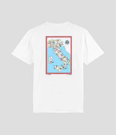 A TAVOLA COME IN CAMPO T-shirt stampata - Tacchettee