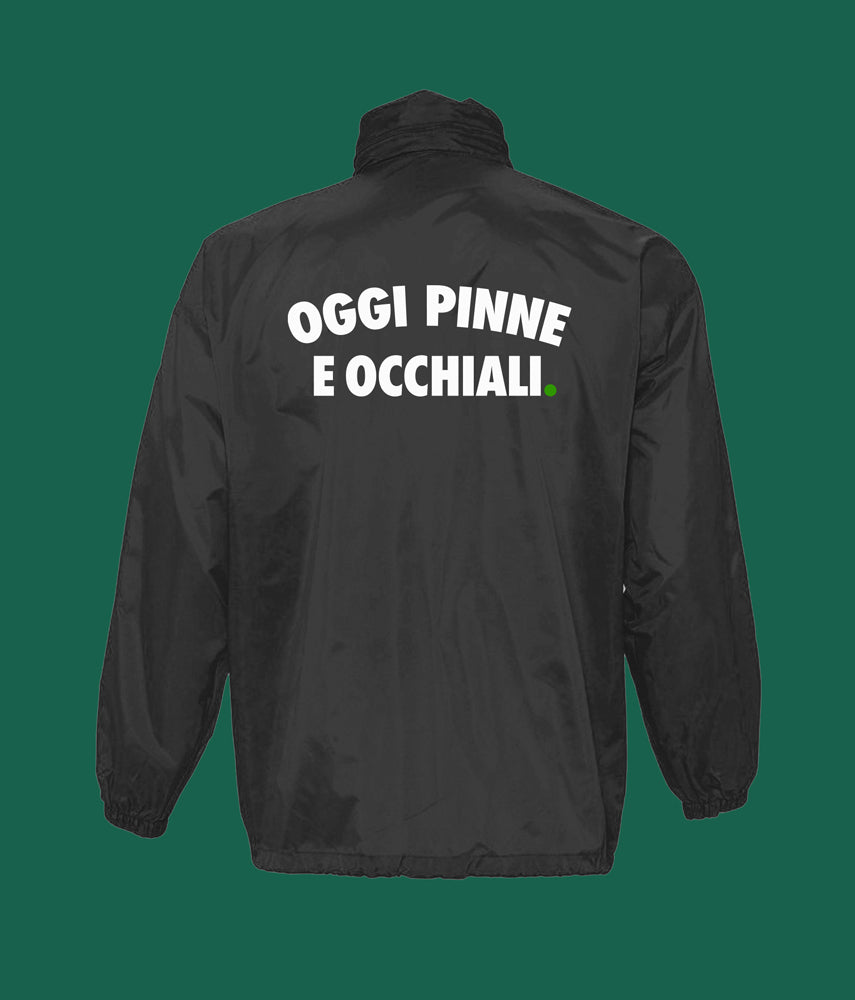 OGGI PINNE E OCCHIALI. Impermeabile antivento