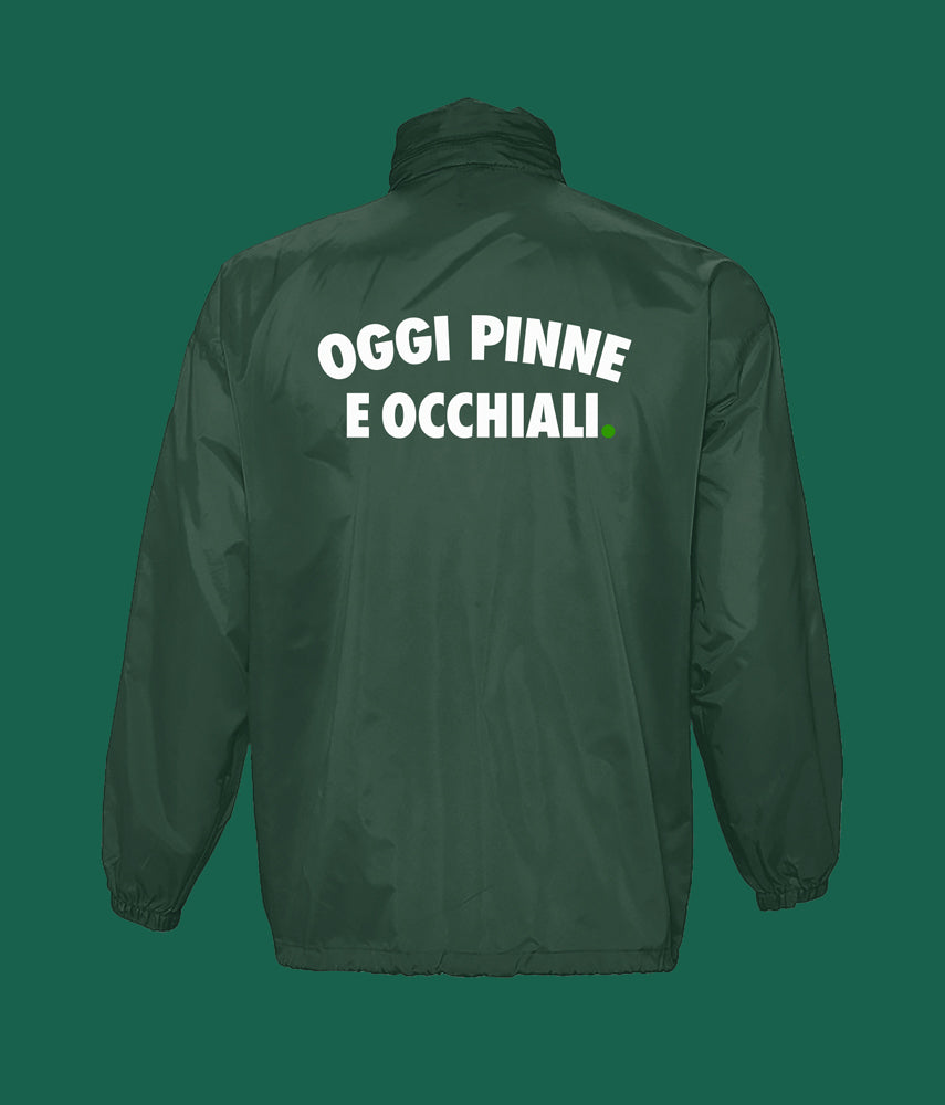 OGGI PINNE E OCCHIALI. Impermeabile antivento