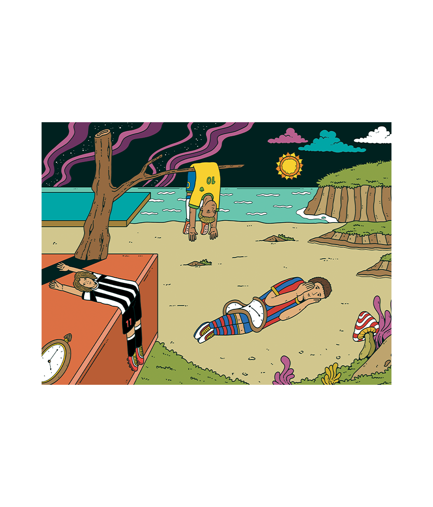 LA PERSISTANCE DU NON-JEU Affiche 40x30cm