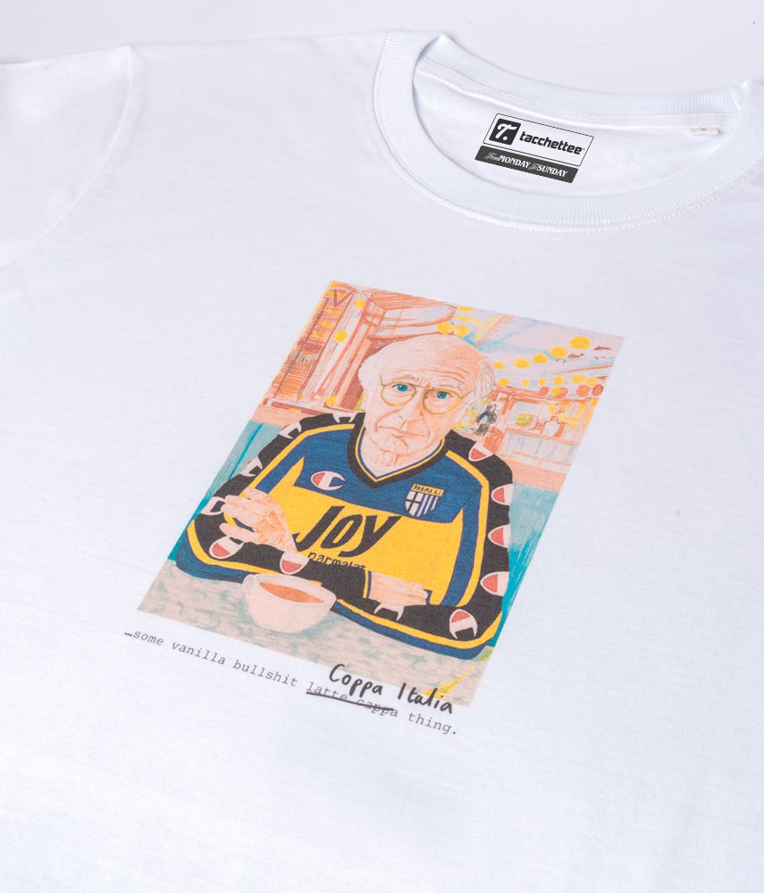 LATTE COPPA ITALIA T-shirt stampata - Tacchettee