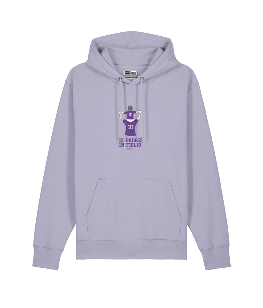 VIOLA DI PADRE/MADRE IN FIGLIO/A Felpa Cappuccio