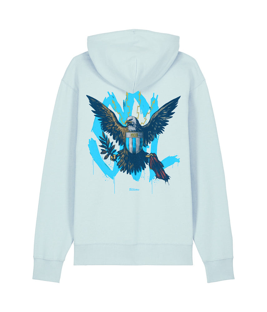IL VOLO DELL'AQUILA CELESTE Felpa Cappuccio