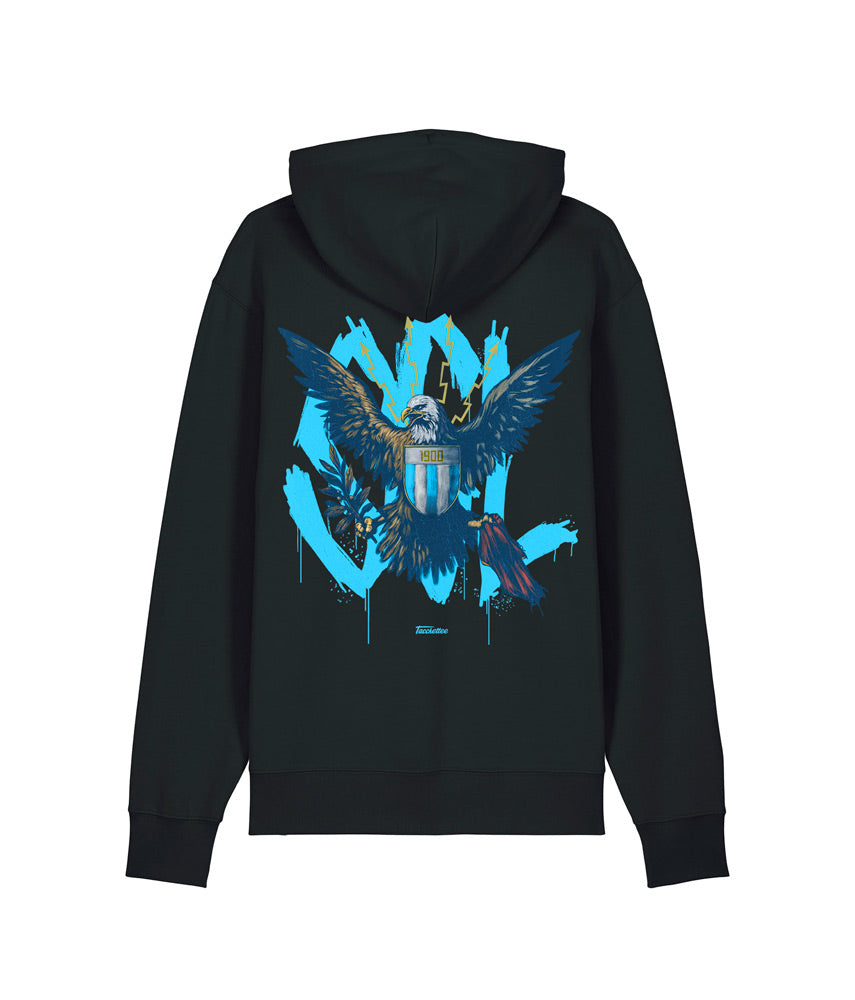IL VOLO DELL'AQUILA CELESTE Felpa Cappuccio