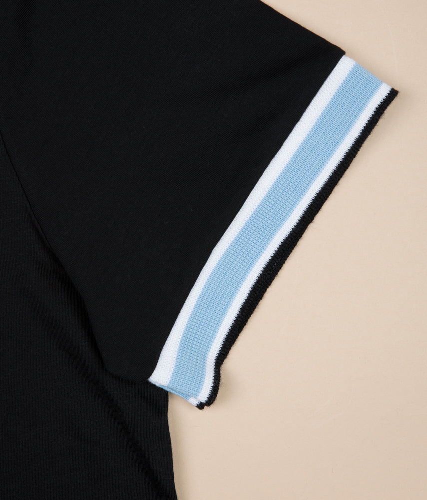 IL BIANCO E IL CELESTE Sette Sorelle T-shirt cap'n'sew