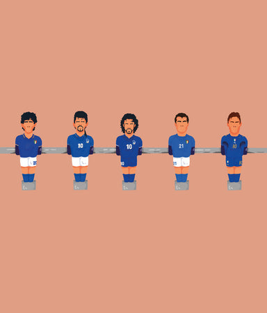 Azzurri - Tacchettee X CALCIATORIBRUTTI T-shirt stampata - Tacchettee