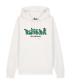 LOVE THE GAME Felpa Cappuccio - Off White