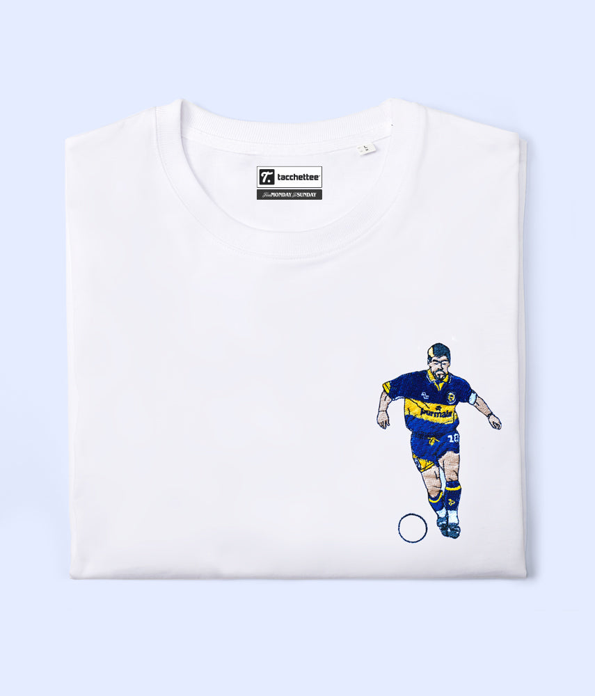 STREESCIA BIONDA T-shirt ricamata - Tacchettee