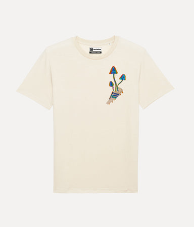 WHITE RABBIT T-shirt ricamata - Tacchettee