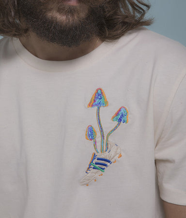 WHITE RABBIT T-shirt ricamata - Tacchettee