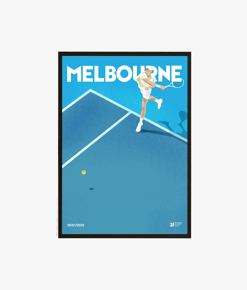 MELBOURNE 🎾 Poster 50x70cm
