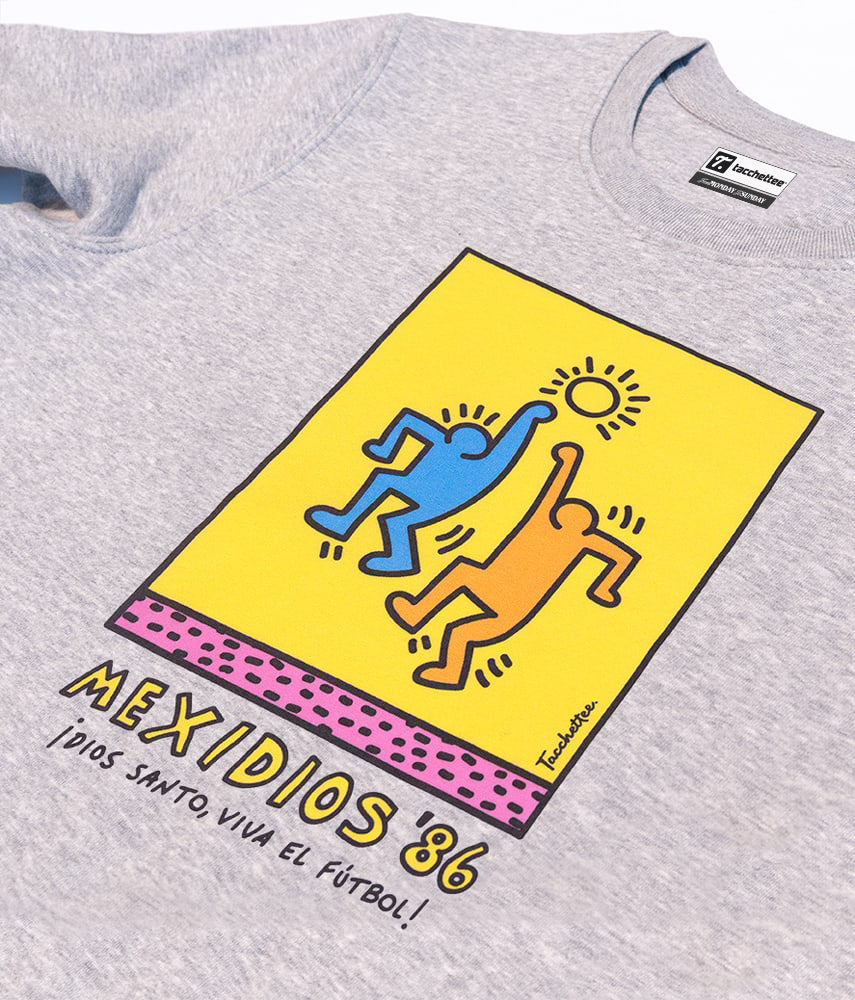 MEXIDIOS '86 Felpa stampata girocollo - Tacchettee
