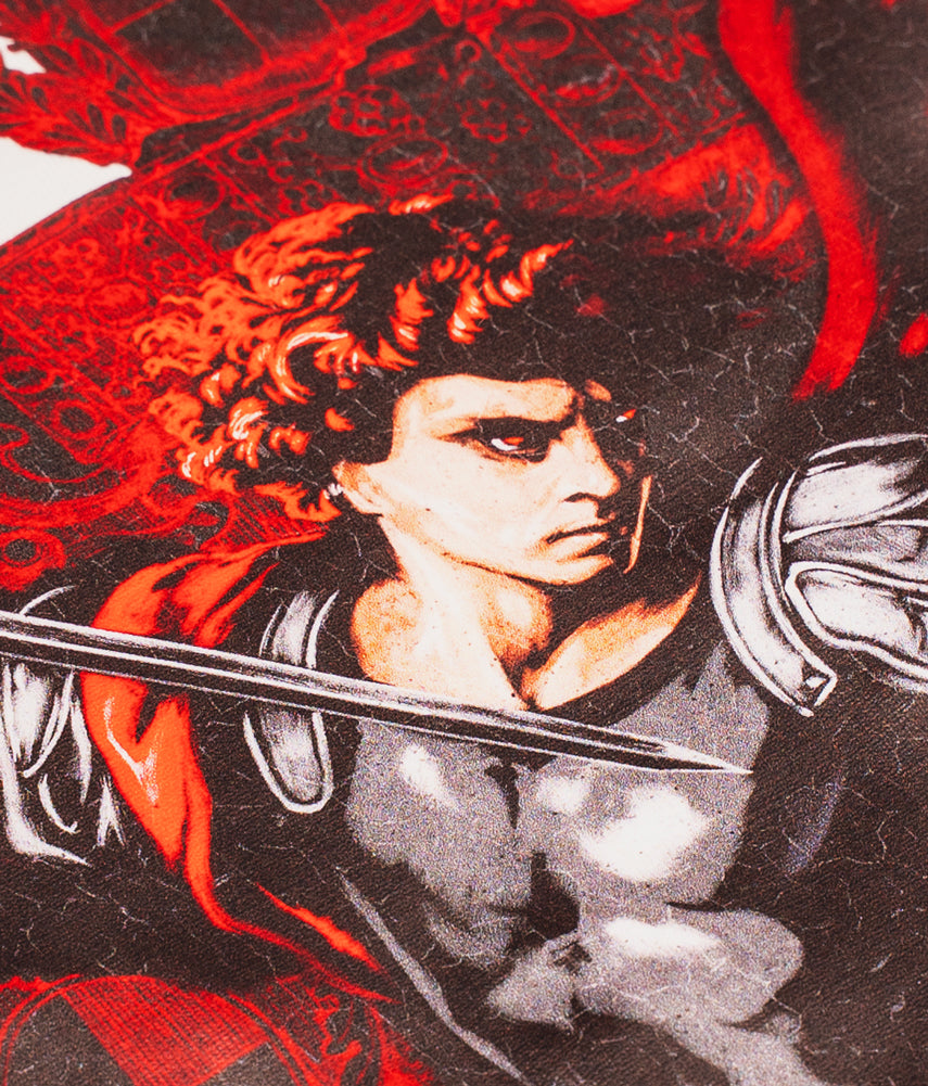 L'ANGELO DELL'INFERNO ROSSONERO Felpa Cappuccio