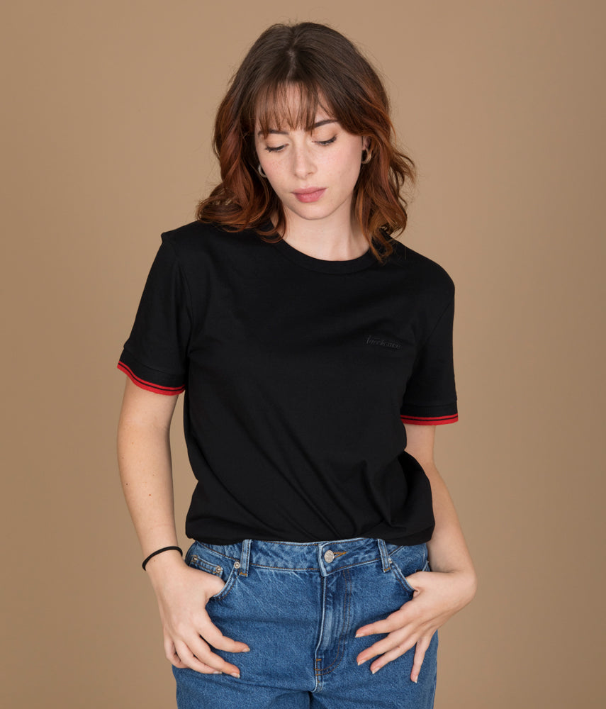 IL ROSSO E IL NERO Sette Sorelle T-shirt cap'n'sew