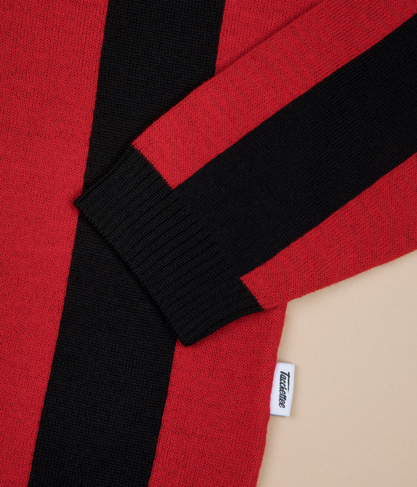 RED AND BLACK Seven Sisters Jacquard knitwear