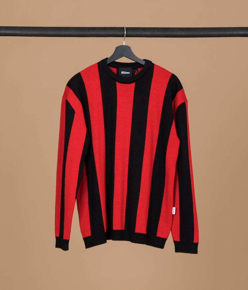 RED AND BLACK Seven Sisters Jacquard knitwear