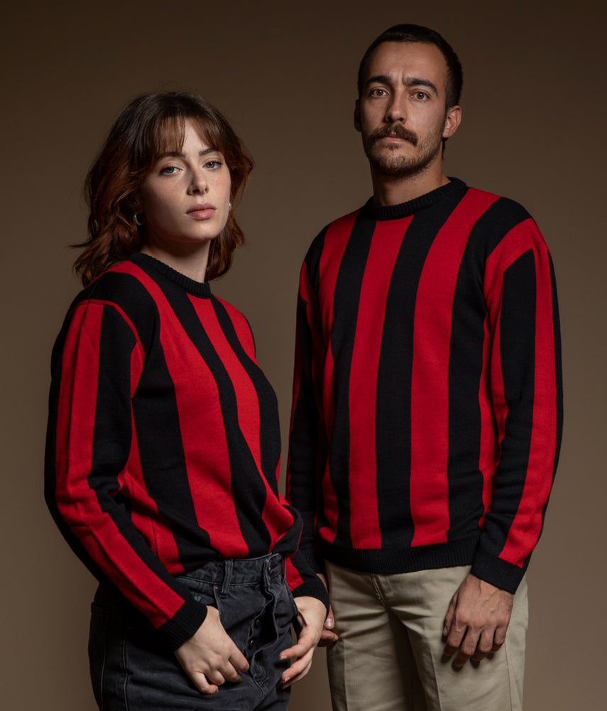 RED AND BLACK Seven Sisters Jacquard knitwear