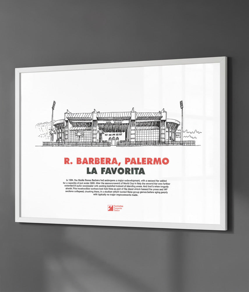 STADIO R. BARBERA, PALERMO Poster
