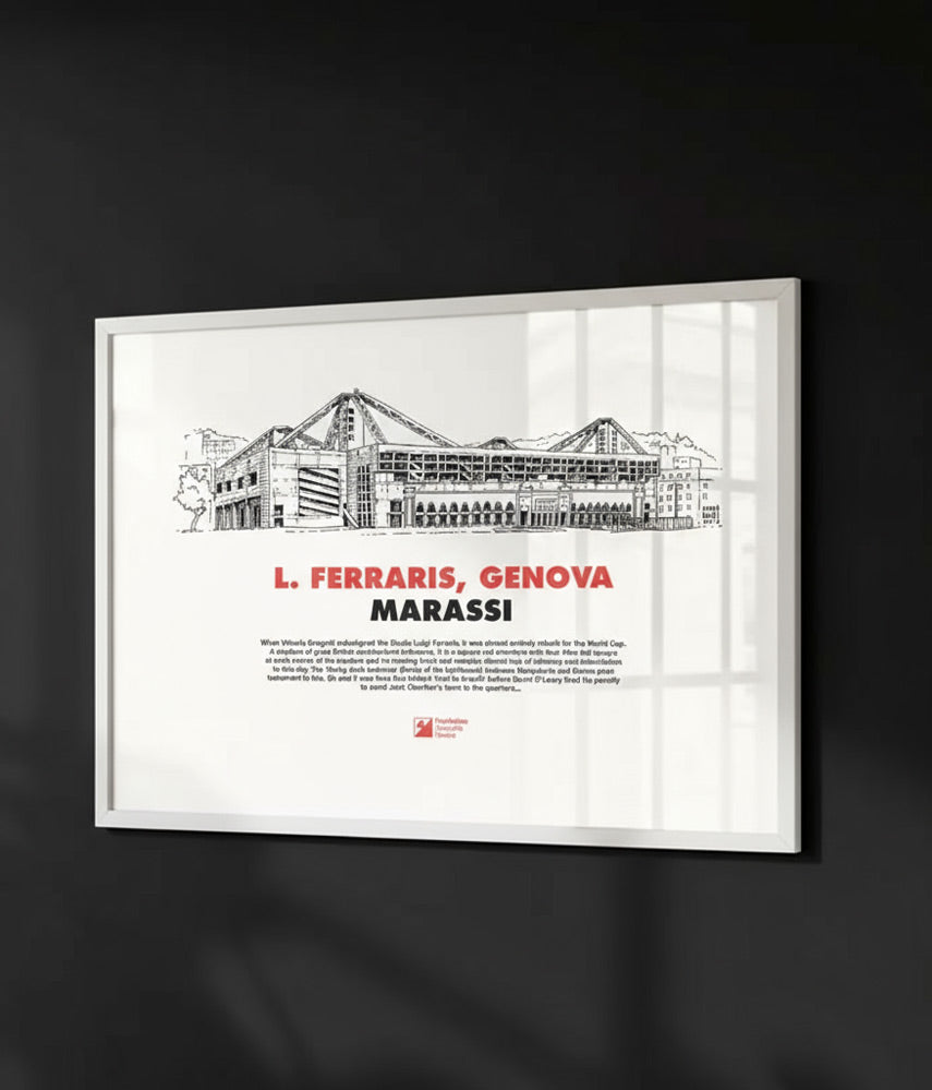 L. Ferraris, Genova MUNDIAL x Tacchettee Poster 70x50cm