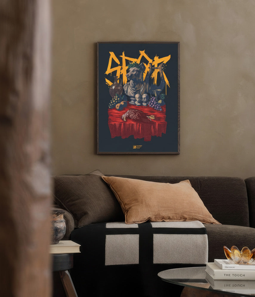 NELLA TANA DELLA LUPA Poster 50x70cm