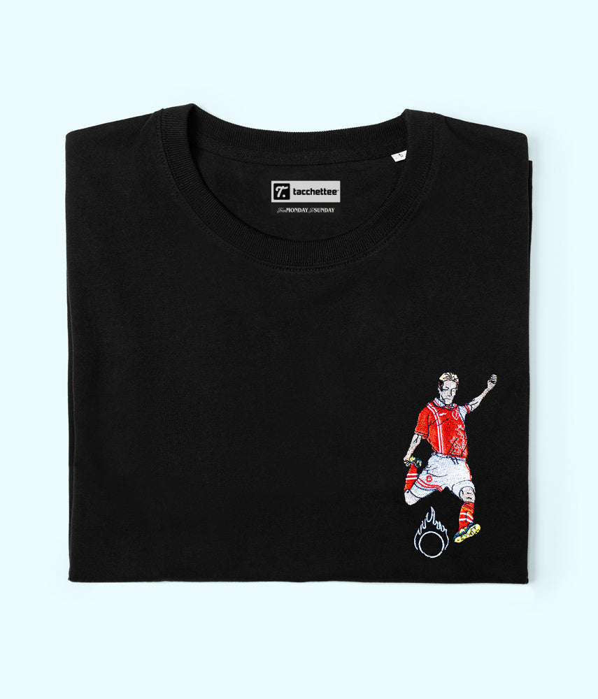 HIDETOSHEE T-shirt ricamata - Tacchettee