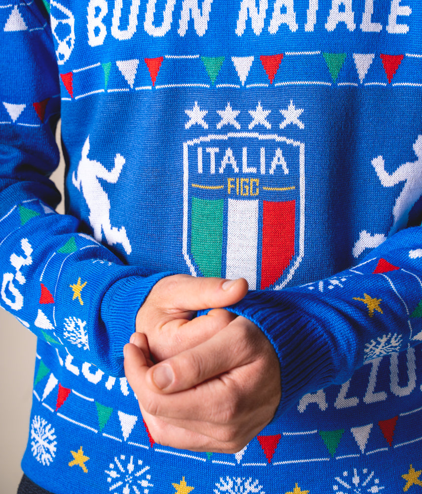 BUON NATALE FIGC Italia x Tacchettee Maglieria jaquard