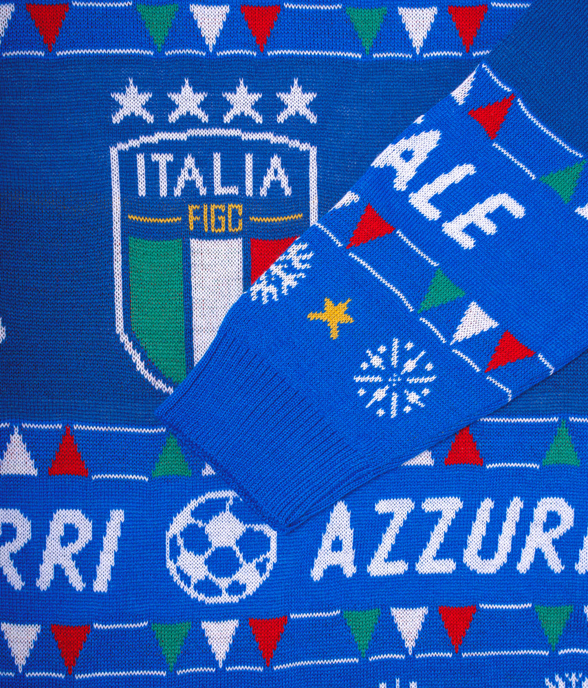 BUON NATALE FIGC Italia x Tacchettee Maglieria jaquard