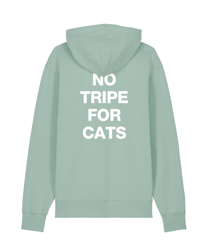 NO TRIPE FOR CATS Felpa cappuccio