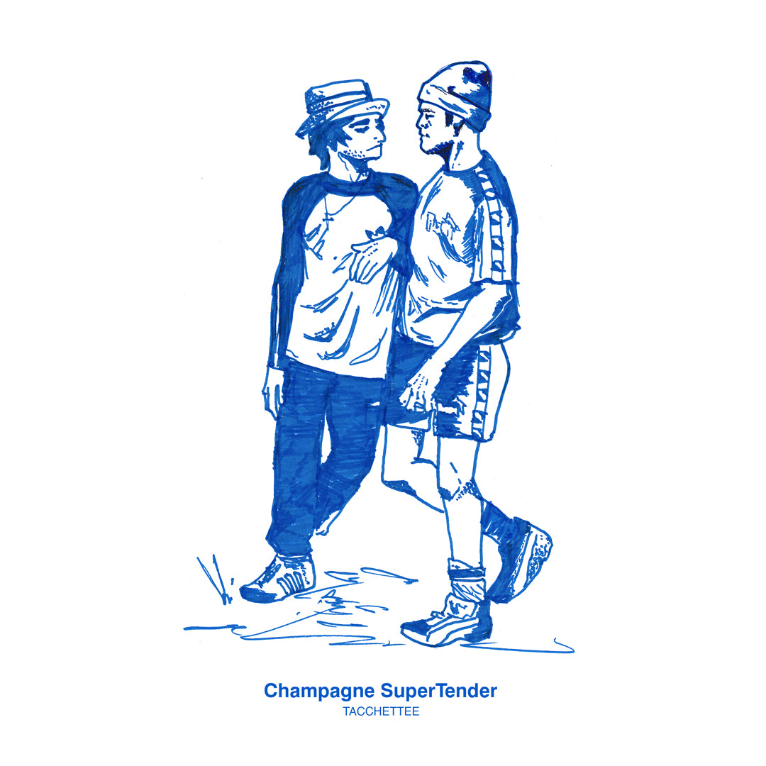 CHAMPAGNE SUPERTENDER Printed T-shirt