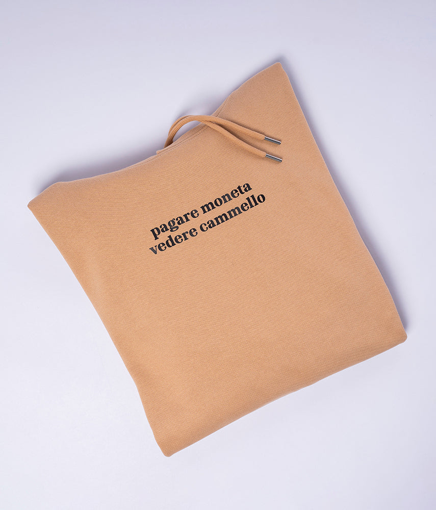 MONETA CAMMELLO Felpa cappuccio