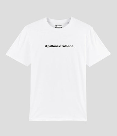 IL PALLONE È ROTONDO T-shirt stampata - Tacchettee