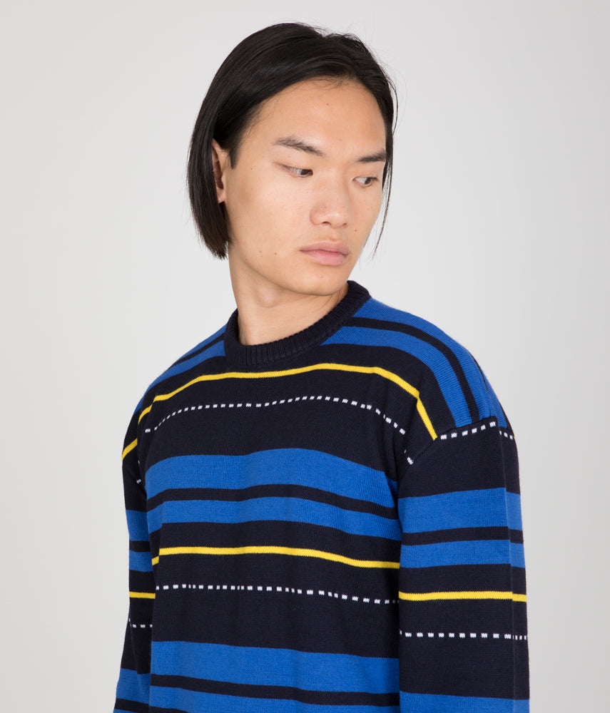 YELLOW AND BLUE Seven Sisters Jacquard knitwear