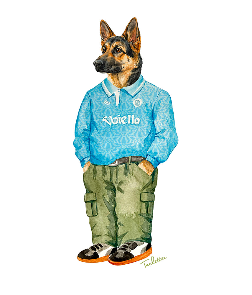 IL PASTORE TEDESCO Felpa cappuccio