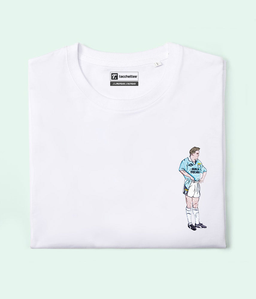 GAZZAMANEEA T-shirt ricamata - Tacchettee